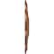 Ekena Millwork Deria Ceiling Medallion (Fits Canopies up to 6"), Hand-Painted Polished Copper, 20 1/4"OD x 1 1/2"P CM20DRPOS - alternate 2